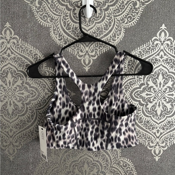 NWT SAGE Collective Sports Bra Leopard Print - Picture 4 of 5